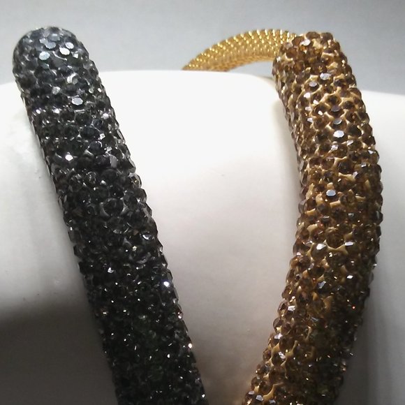 NWT bangle bracelet stainless steel crystal - Picture 4 of 5